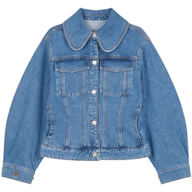 By Malene Birger Villies Denim Jakke, Mid Denim Blue 